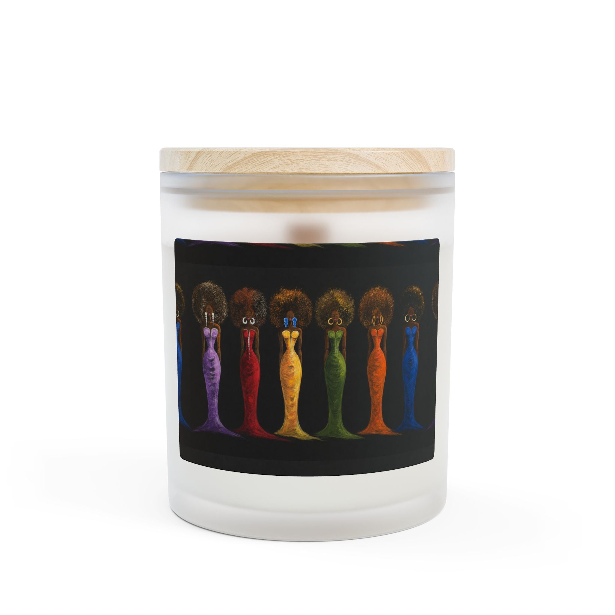 Frosted Glass Candle, 11oz