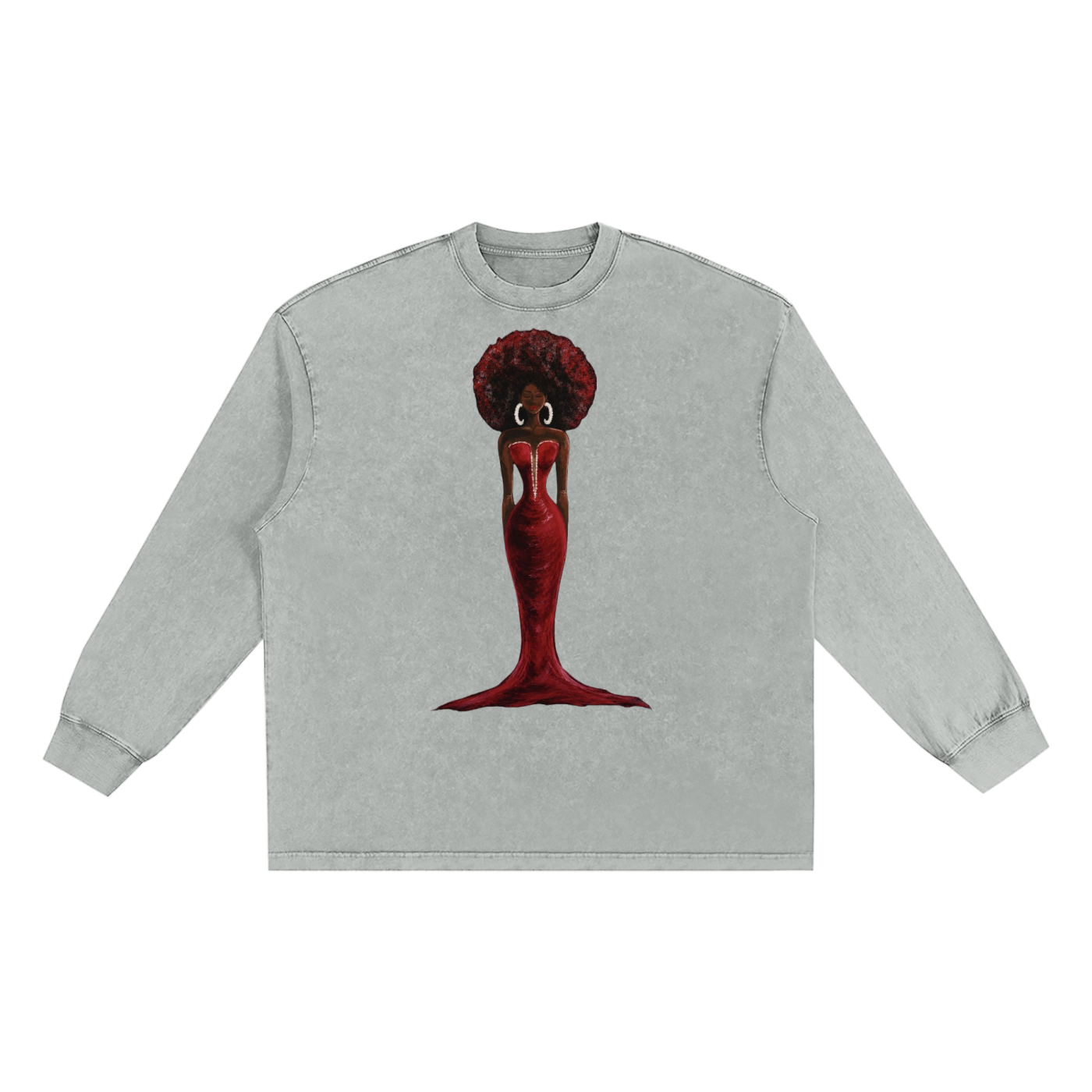 Snow Washed Frayed Edge T-Shirt