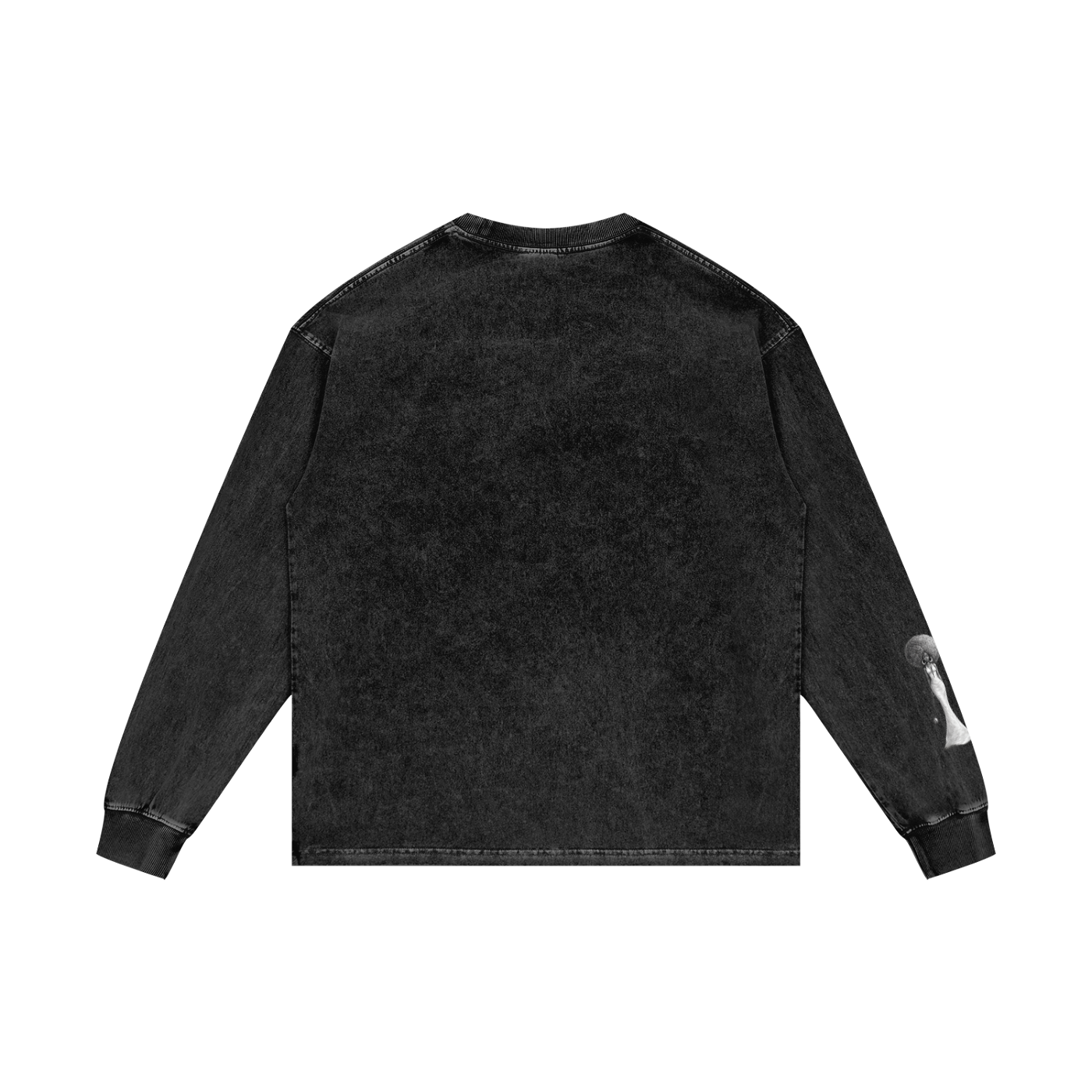 Acid Wash Oversize Long Sleeve T-Shirt