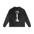Acid Wash Oversize Long Sleeve T-Shirt