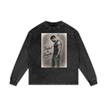 Acid Wash Oversize Long Sleeve T-Shirt