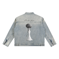 Vintage Wash Zip Denim Jacket