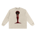 Snow Washed Frayed Edge T-Shirt